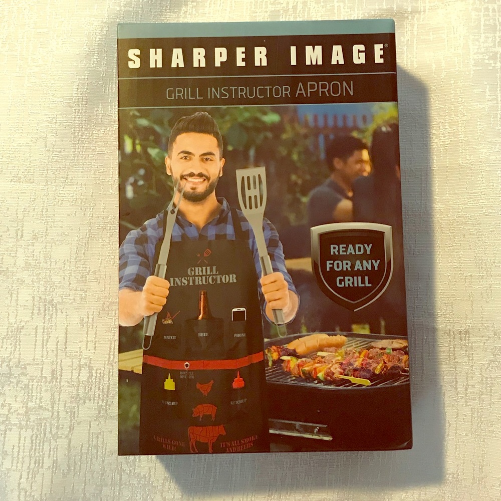 Sharper Image grill instructor Apron NWT